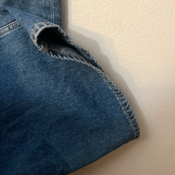 Divided blue jeans distress oversize wide leg grunge y2k retro - Picture 6 of 9